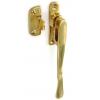 Securit Victorian Brass Vent Spoon Casement Fastener 125mm 1Pk S2293 