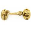 Securit Brass Finish Silent Type Cabin Hook 75mm 1Pk S2550 
