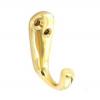 Securit Robe Hook Brass Plated 50mm 2Pk S2566