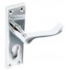 Securit Chrome Plated Scroll Euro Lock Handle 150mm 1 Pair S2704 