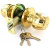 Securit Entrance Lock Set With Three keys Brass Plated 60/70mm S2950