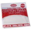 Rodo Cntw128 Contractor Cotton Twill Dust Sheet - 12X8Ft