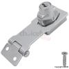 3" Chrome Locking Hasp
