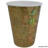 Golden Holographic Cups Pack of 10 Golden Holographic Cups Pack of 10
