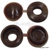 Plastic Screw Head Cap and Covers To Fit Number 6 and 8 Screws Brown 10Pk 30410