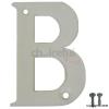 Alphabet Characters 50mm White Plastic Letter B Alphabet Characters 50mm White Plastic Letter B