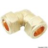 Compression Fittings Elbow Connector Brass 15mm 45002