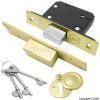 Legge Brass BS 5-Lever Security Deadlock