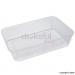500ml Clear Plastic Food Containers/Trays With Lids Pack of 25